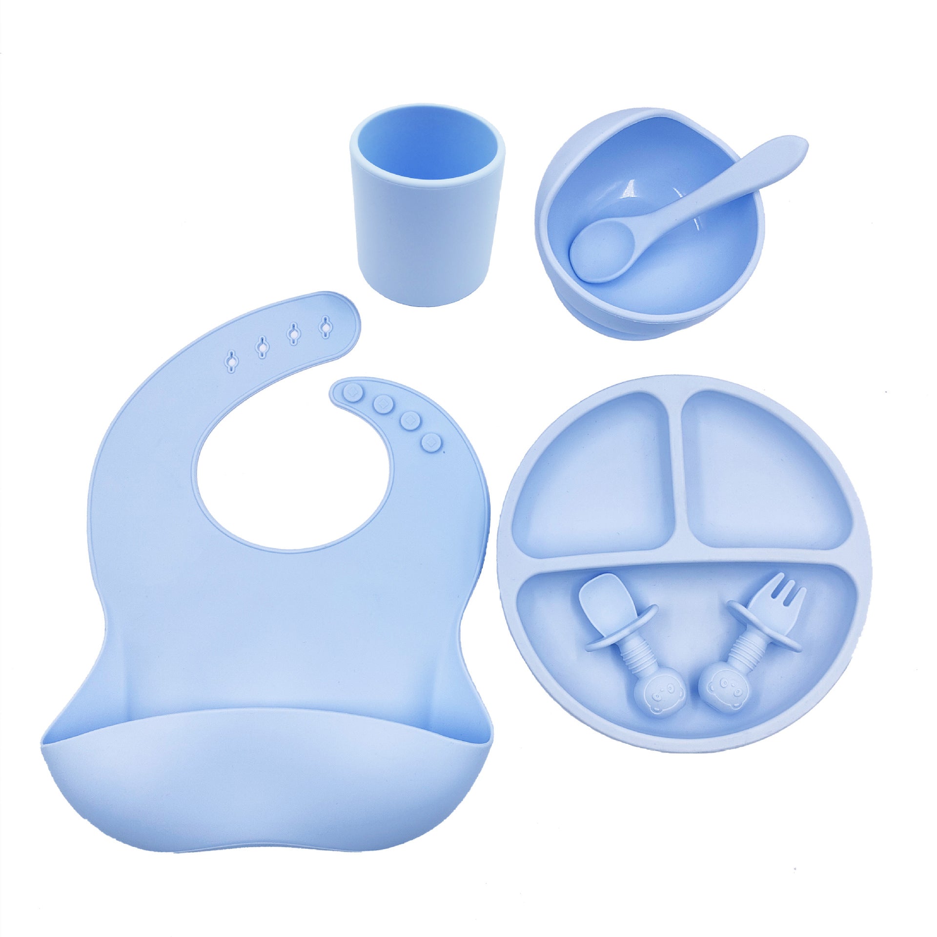 Silicone Bib Set