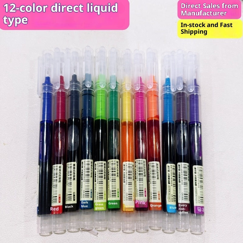Large Capacity Colored Ballpoint Pens