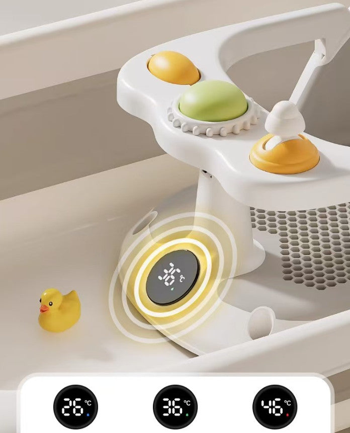 Baby Bath Seat with Temperature Display