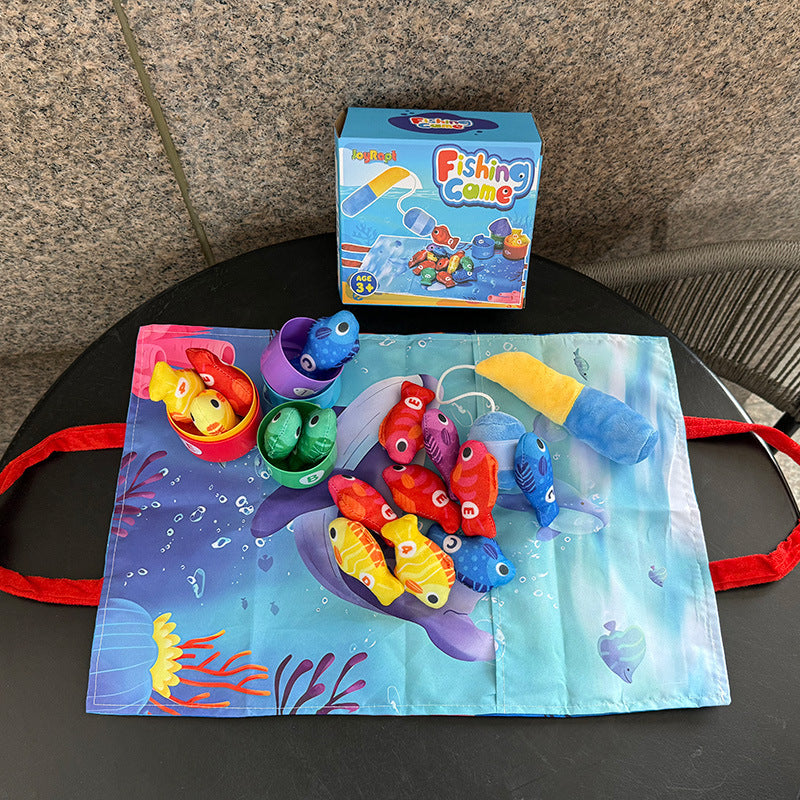 Fishing Play Mat with 3-D Early Education Toys