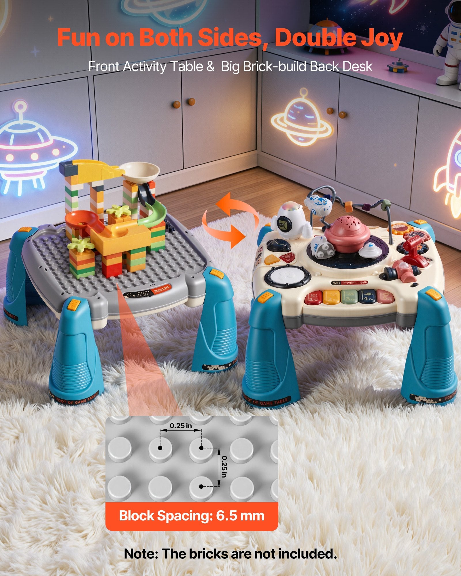 Baby Spacecraft Learning Activity Desk