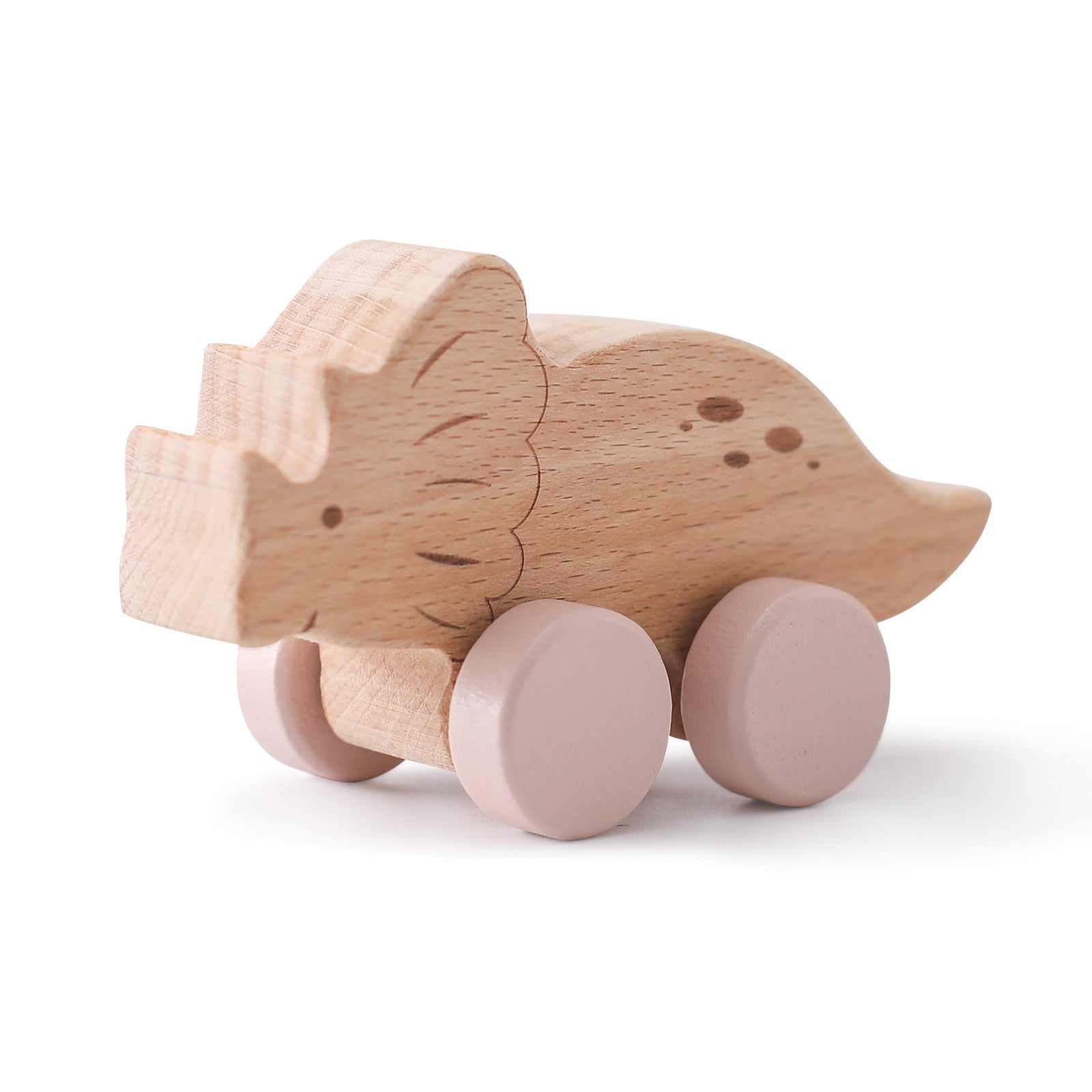 Wooden Dino Car