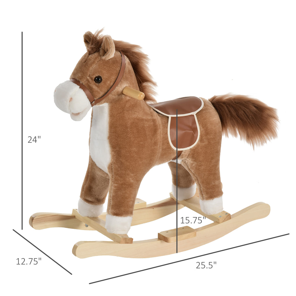Rocking Horse with Sounds, Moving Mouth, Wagging Tail