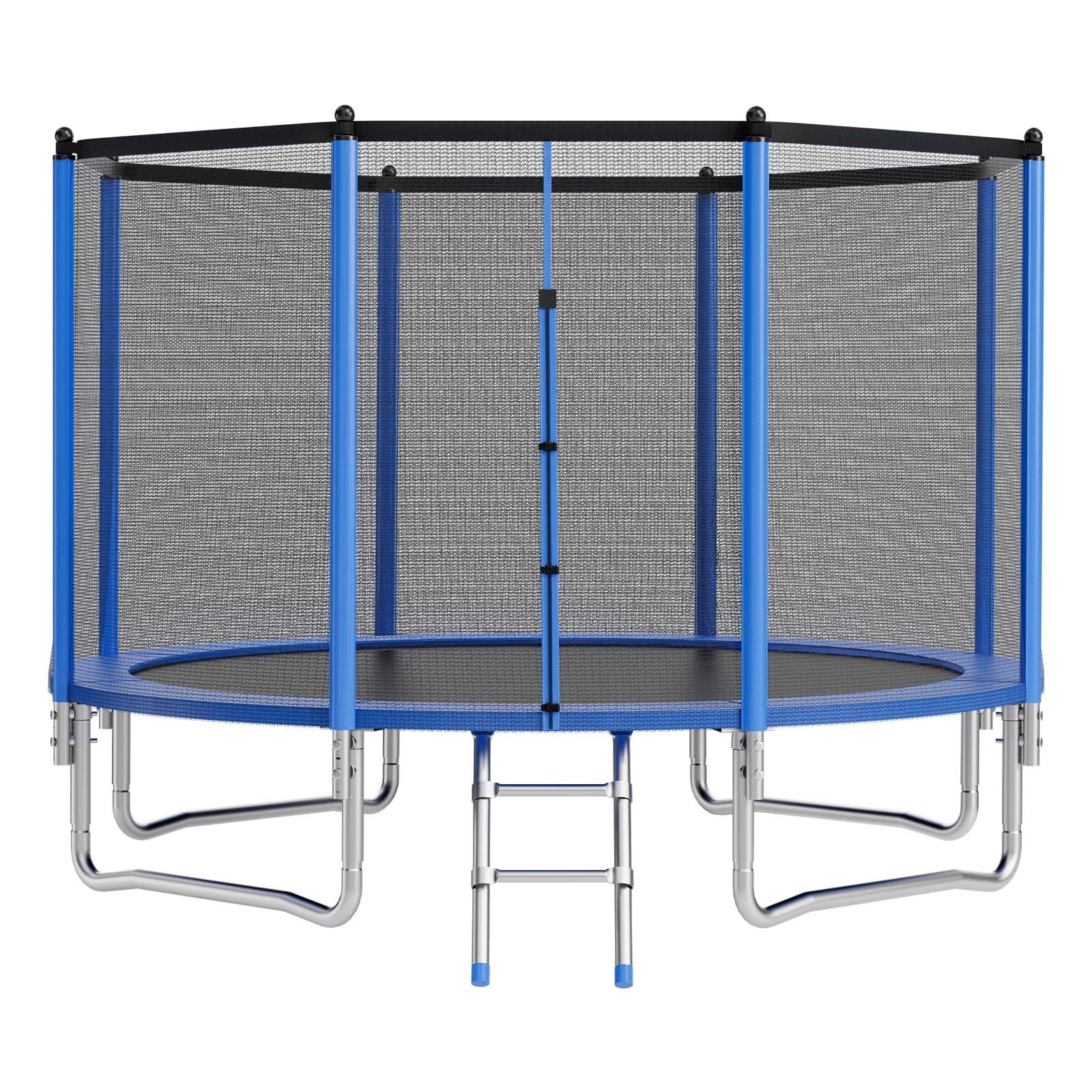12FT Round Recreational Trampoline With Enclosure Net