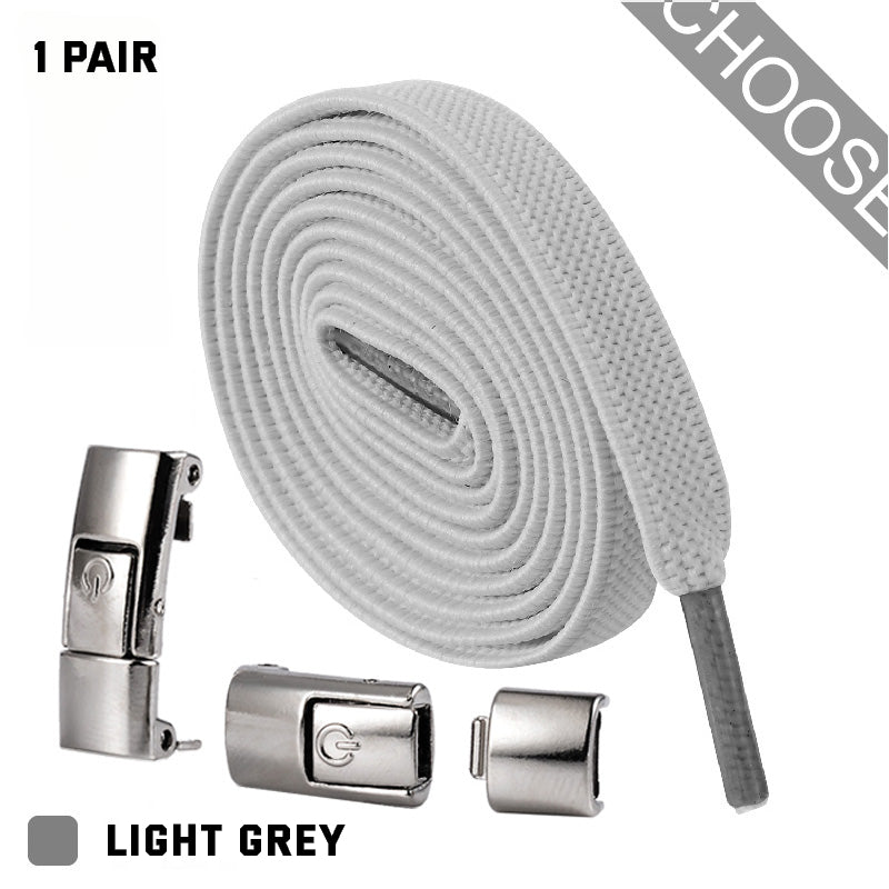 Press Lock Elastic Shoelaces