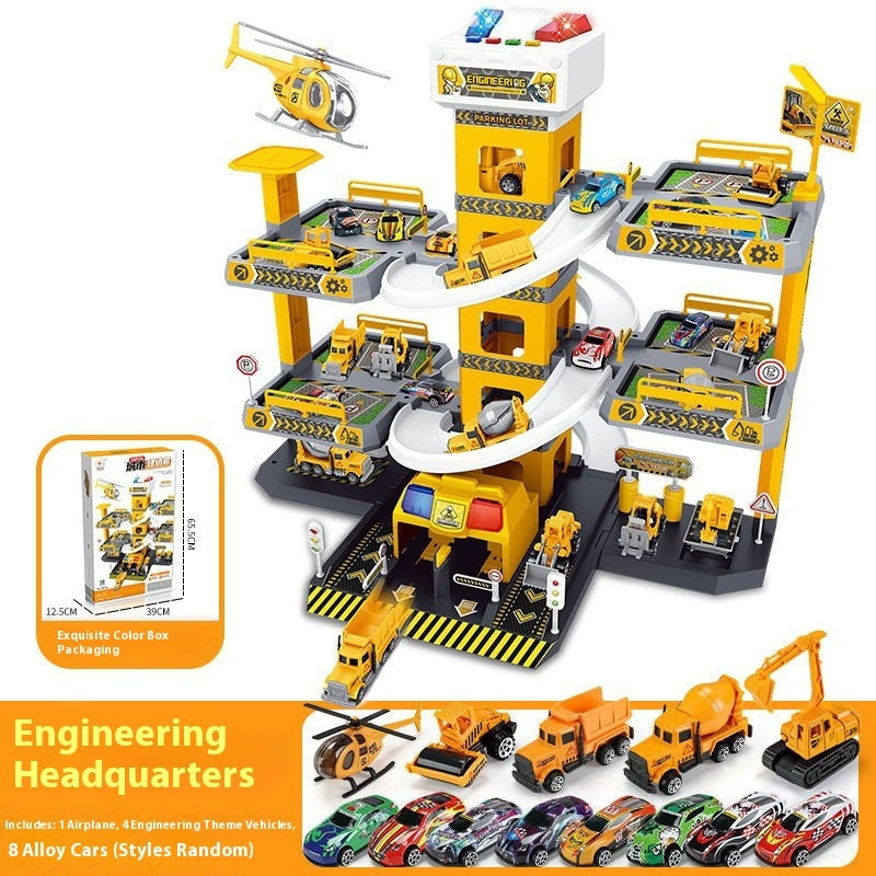 Electric Rail Car Parking Lot