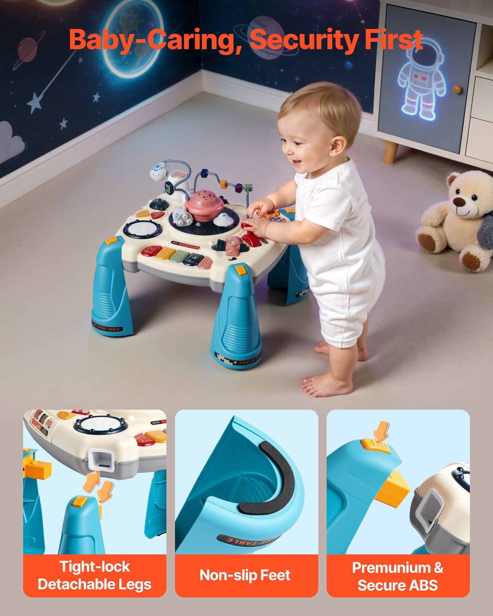 Baby Spacecraft Learning Activity Desk