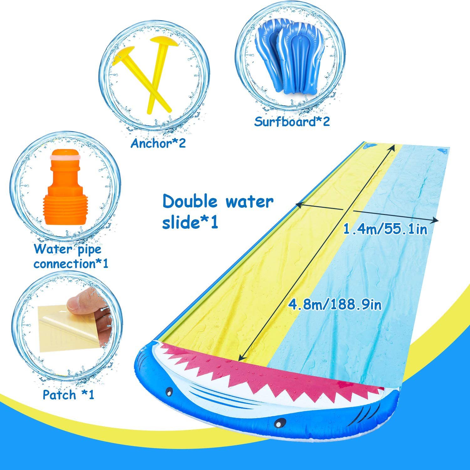 Spray Water Slide