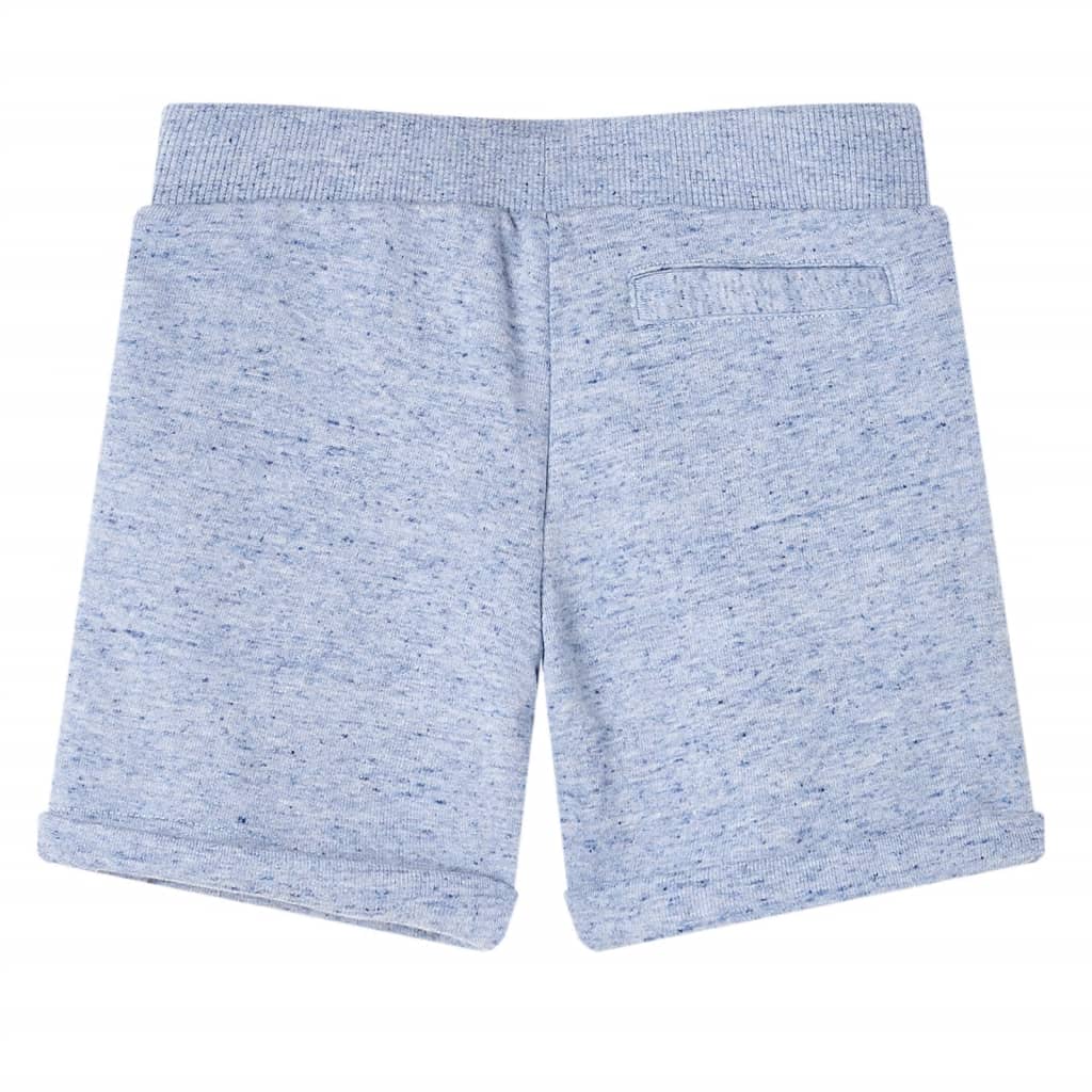 Children's jogging shorts with drawstring