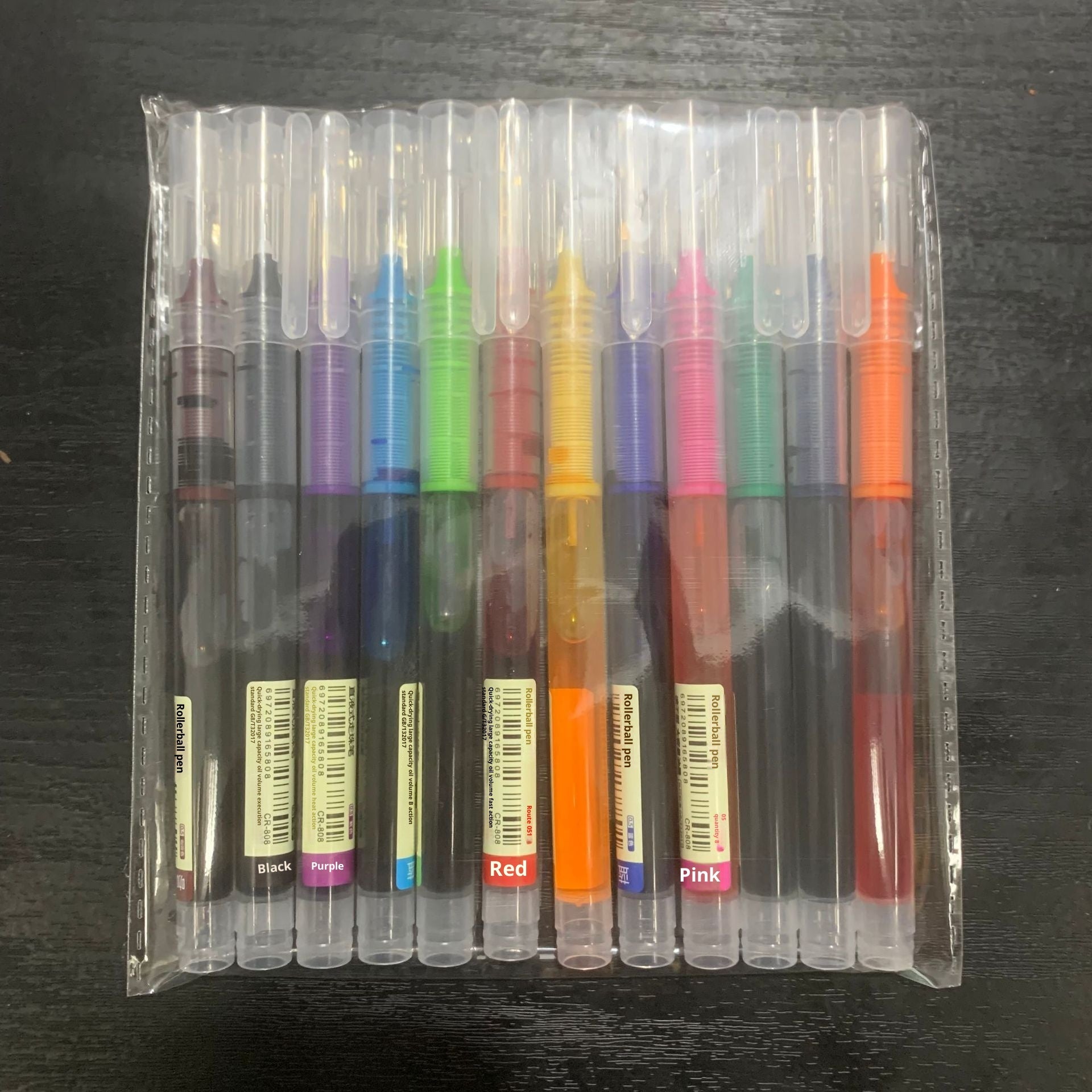Large Capacity Colored Ballpoint Pens