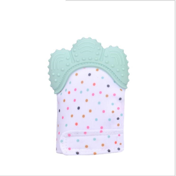 Baby teether silicone molar glove