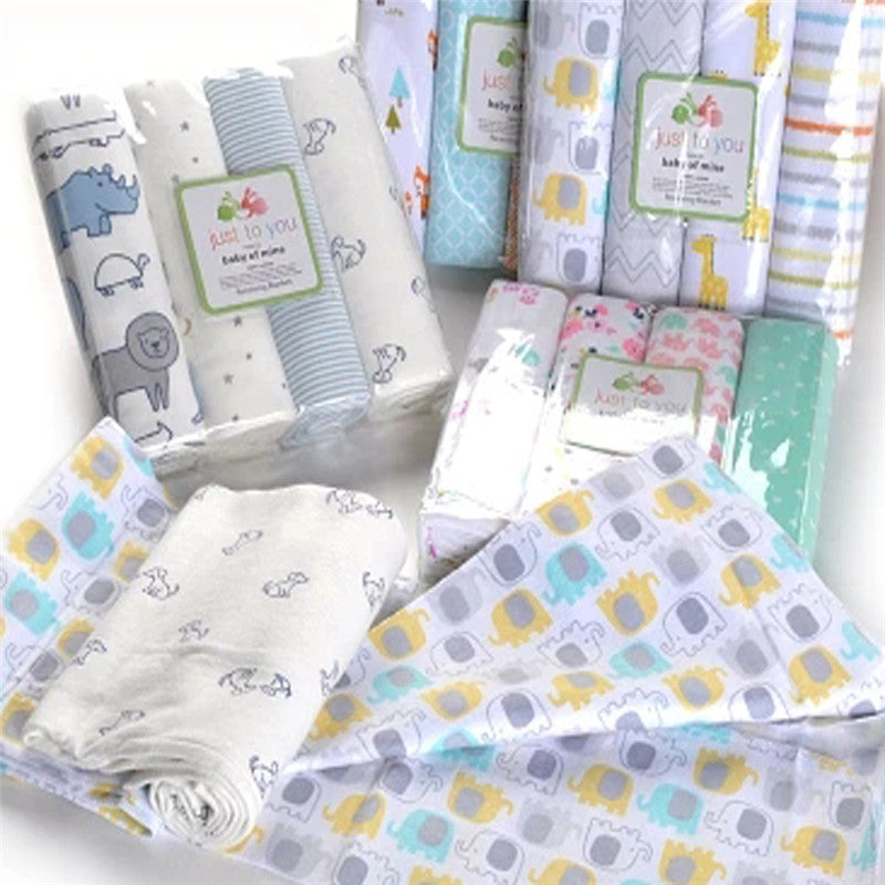 Baby cotton receiving blankets