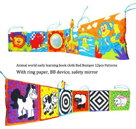 Baby Cloth Book Crib Bumper