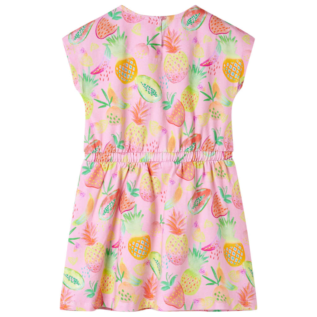 Girls Pink Cotton Dress