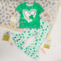Girl's Clover Print 2-Piece Set