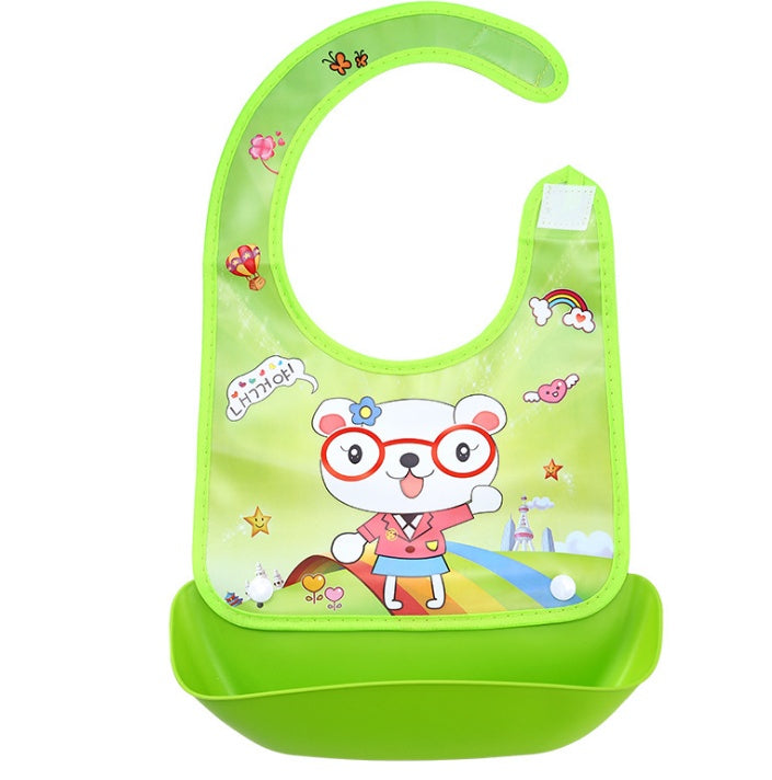 Cartoon Waterproof silicone Bib