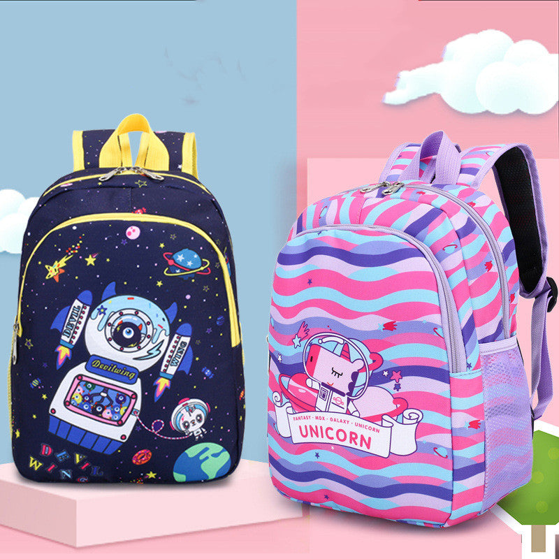 Nylon cartoon kids backpack