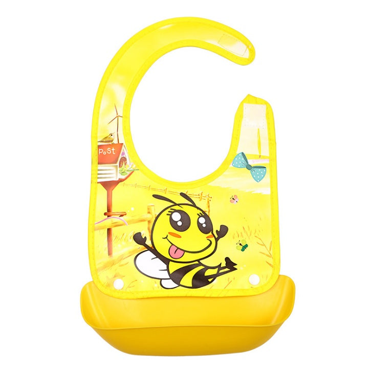 Cartoon Waterproof silicone Bib