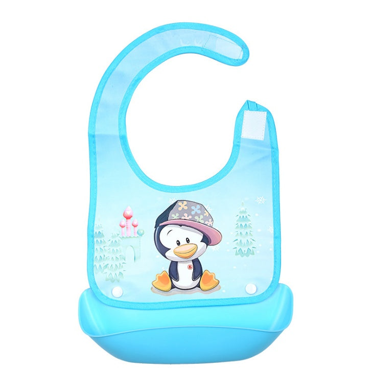 Cartoon Waterproof silicone Bib