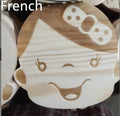 Wooden children's deciduous tooth box