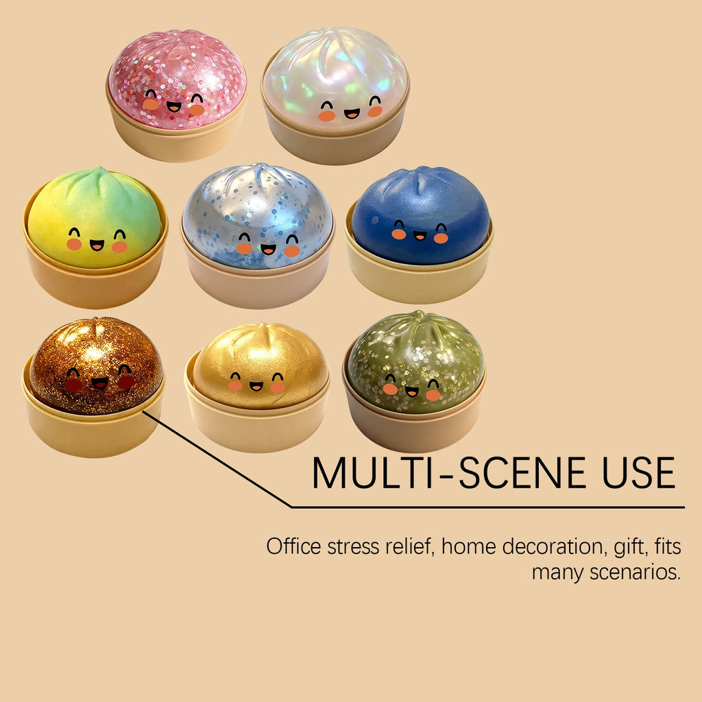 Cute Fun And Stress-relieving Steamed Bun