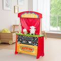 Wooden 2-in-1 Reversible Grocery Stand and Puppet Theater
