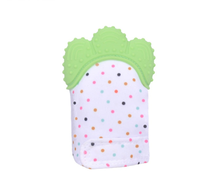 Baby teether silicone molar glove