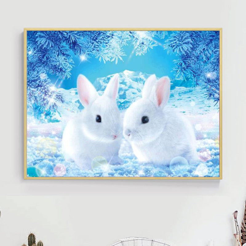 DIY Diamond Painting/Cross Stitch - Rabbit