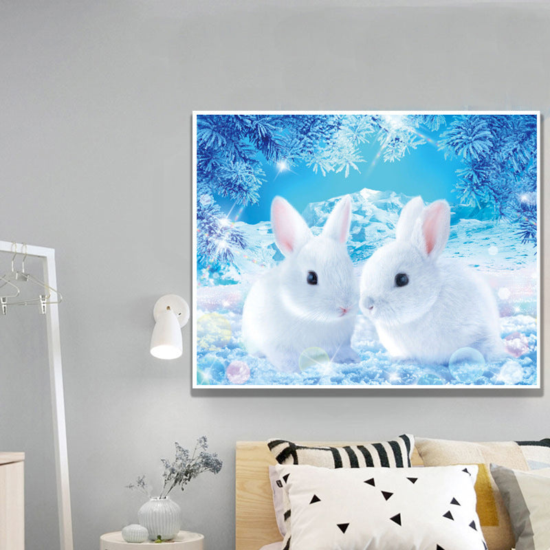 DIY Diamond Painting/Cross Stitch - Rabbit