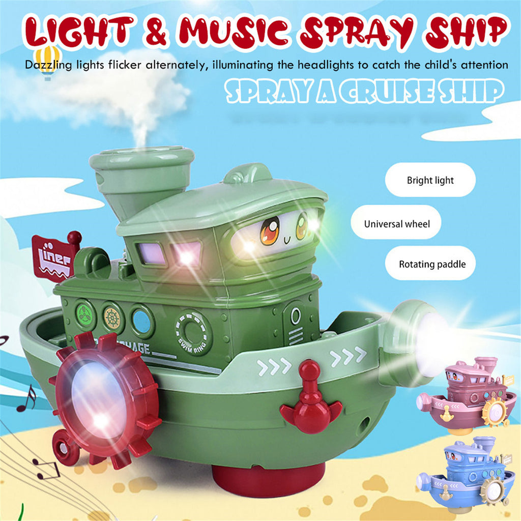 Bath Electric Water Rotating Spray Ship
