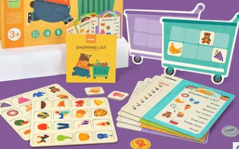 Children's Board Game "Shopping List"