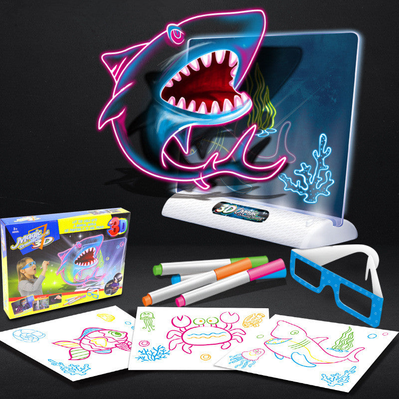 3D LED lighted Drawing Pad