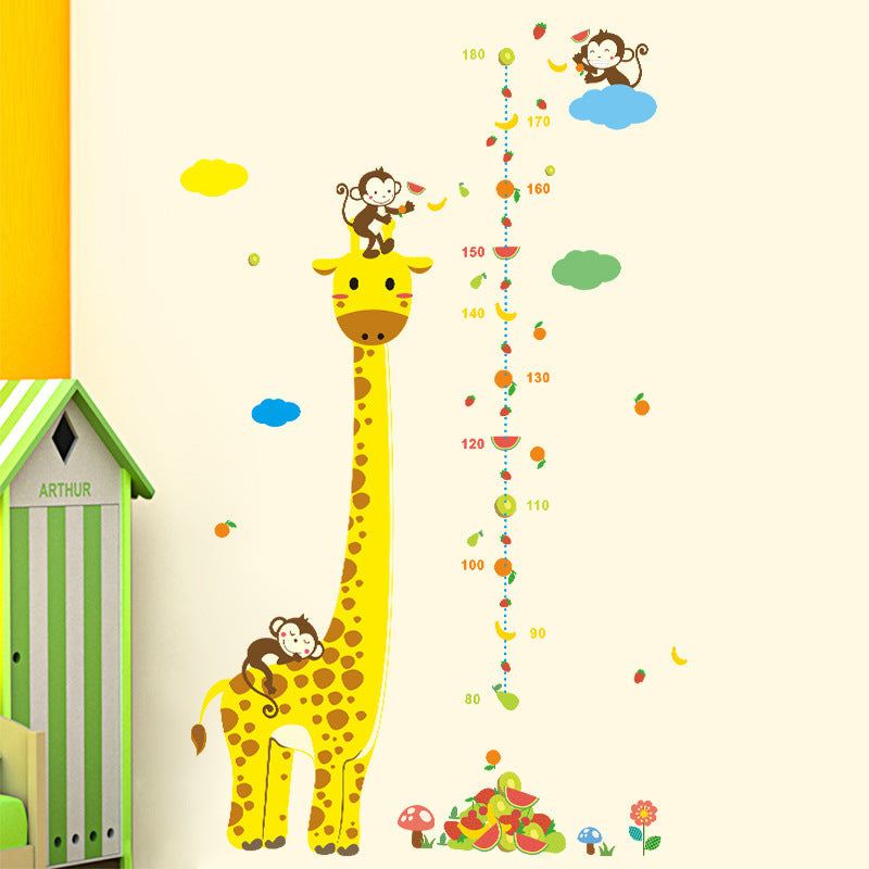 Cartoon Height Chart Decal