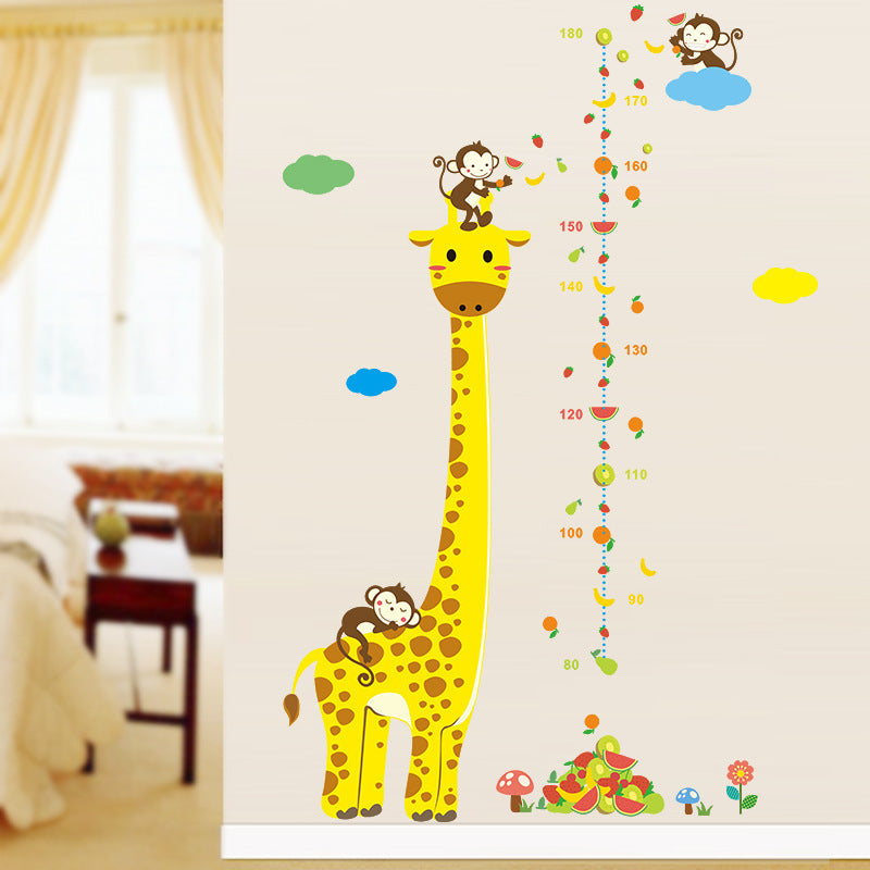 Cartoon Height Chart Decal