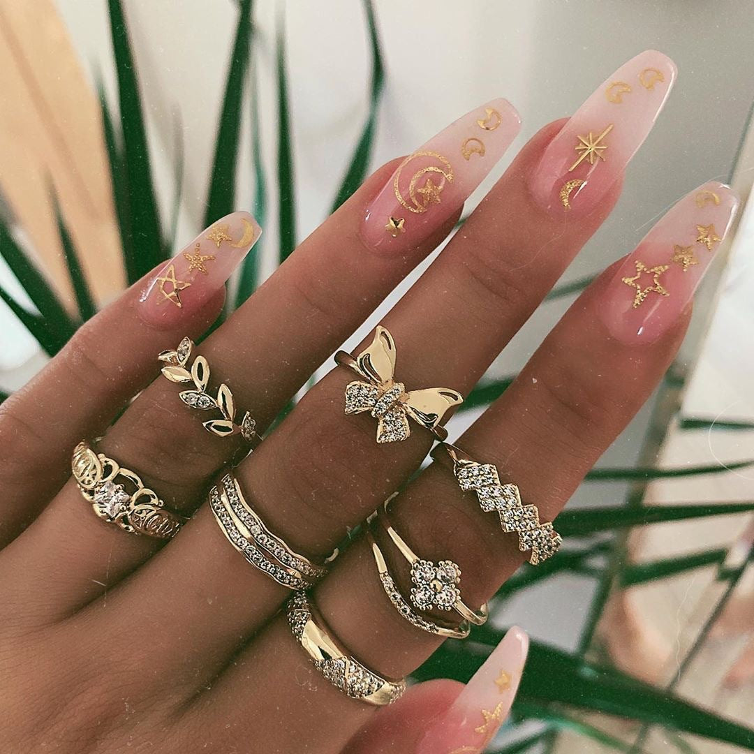 Explosive 12-piece Ring Set