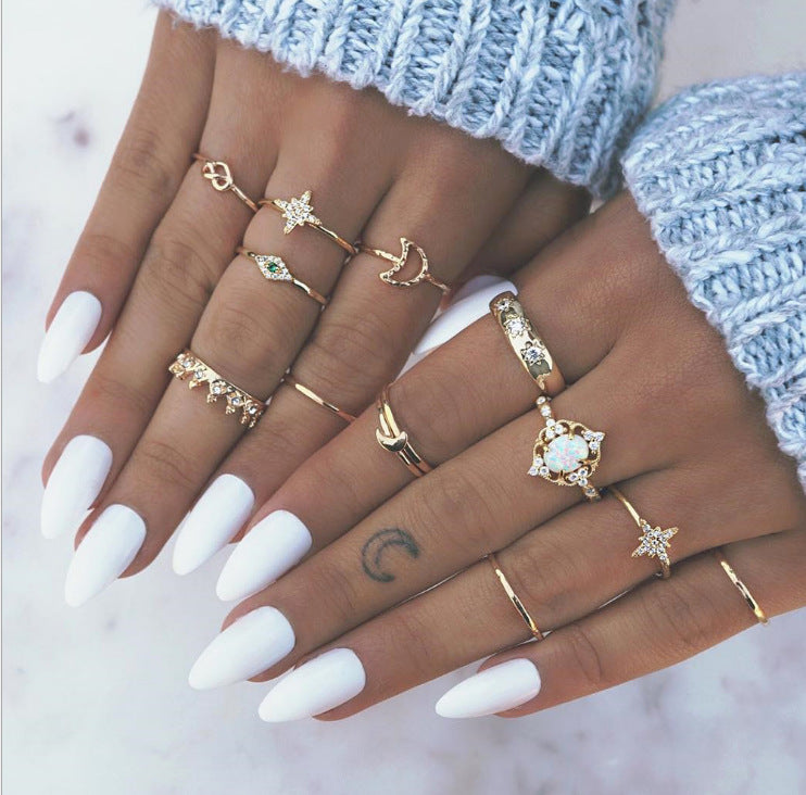 Explosive 12-piece Ring Set