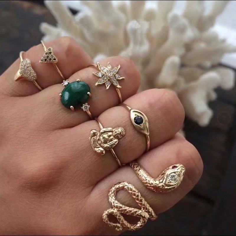Explosive 12-piece Ring Set