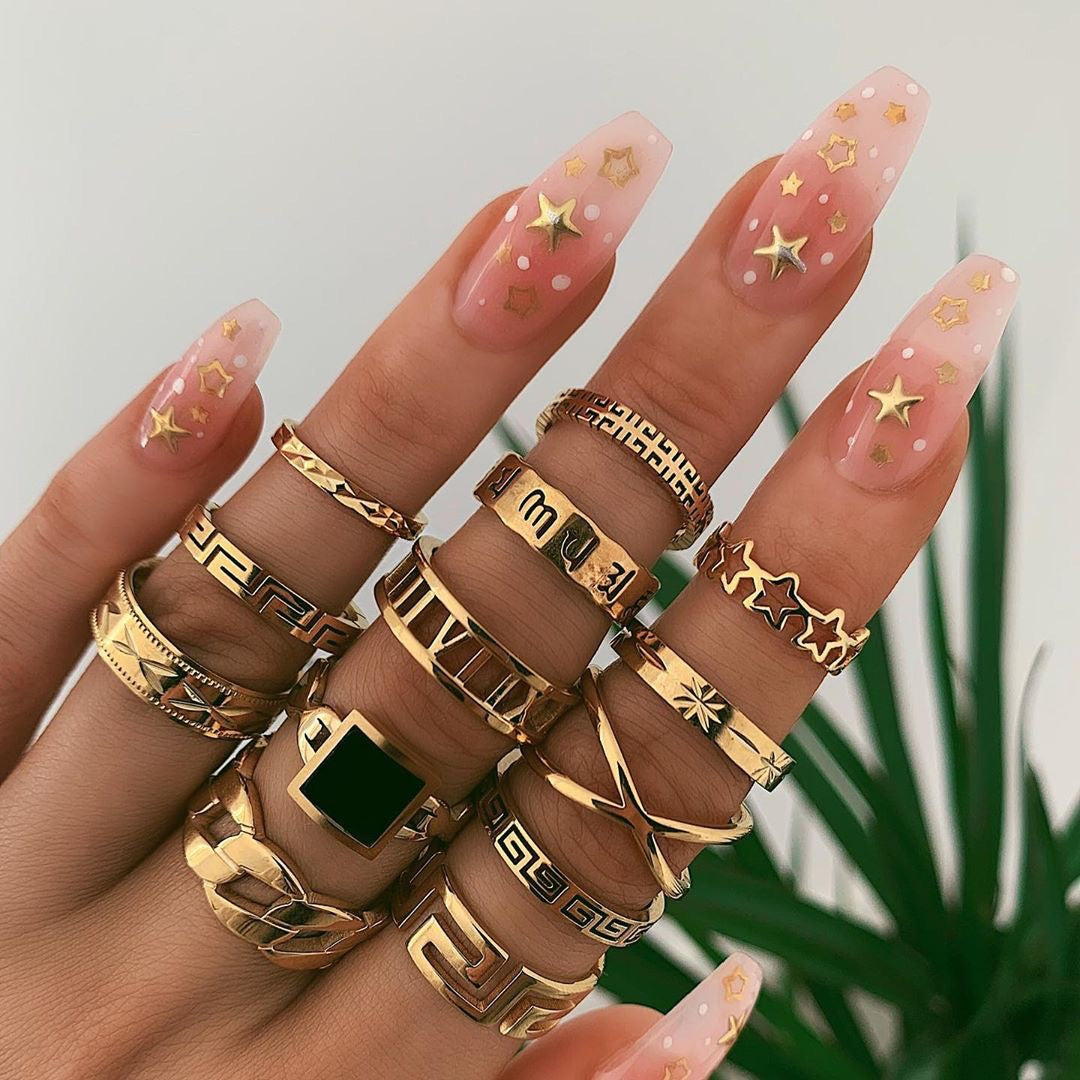 Explosive 12-piece Ring Set