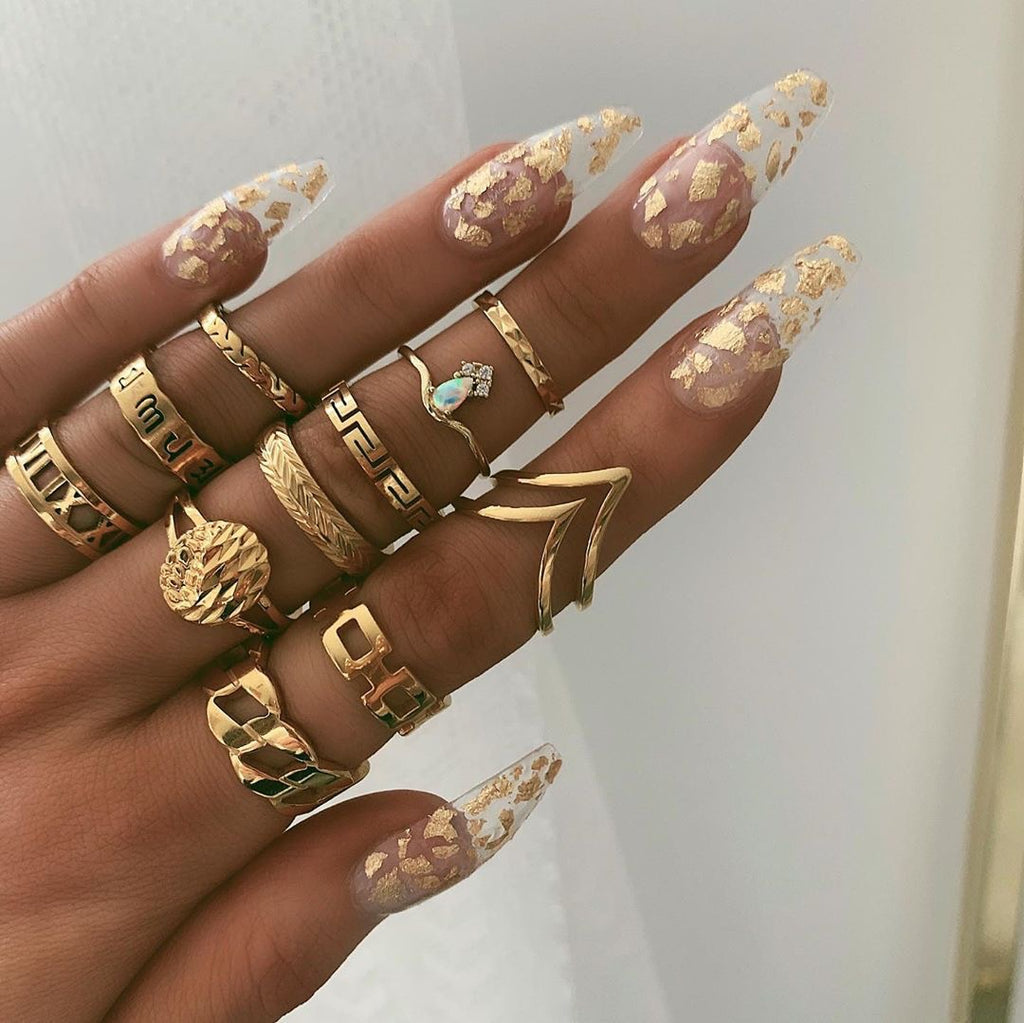 Explosive 12-piece Ring Set