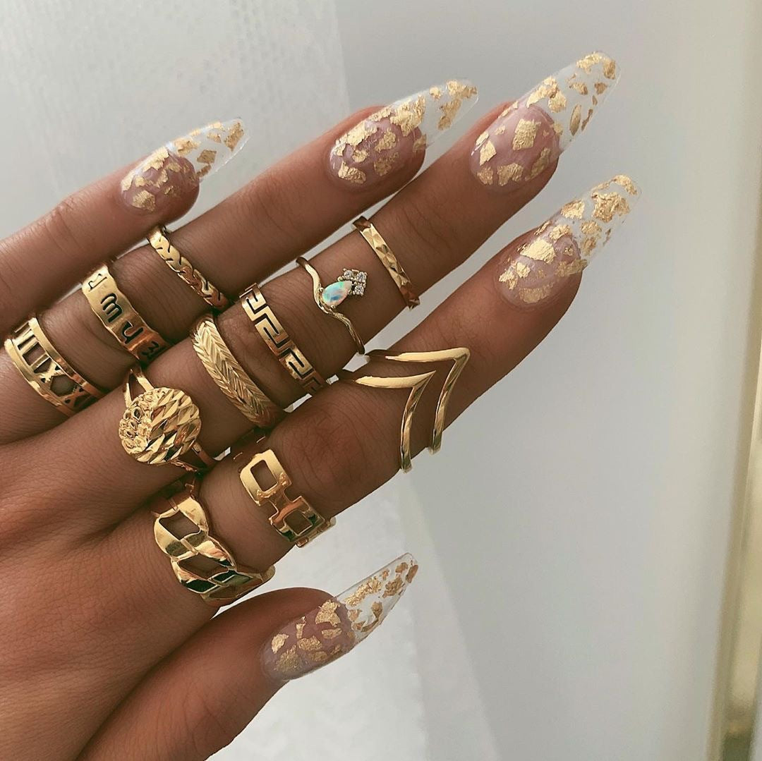 Explosive 12-piece Ring Set