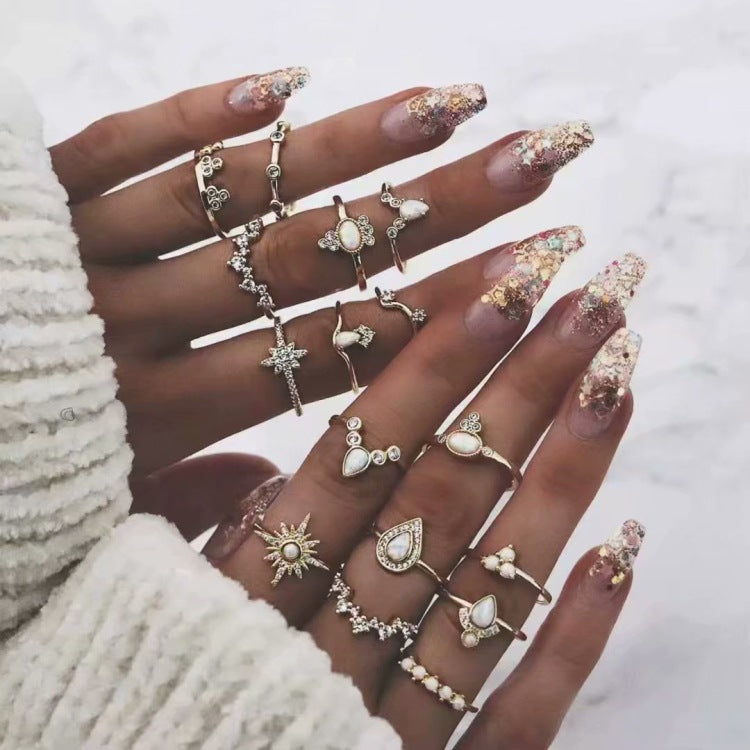 Explosive 12-piece Ring Set