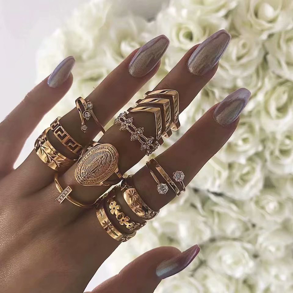 Explosive 12-piece Ring Set