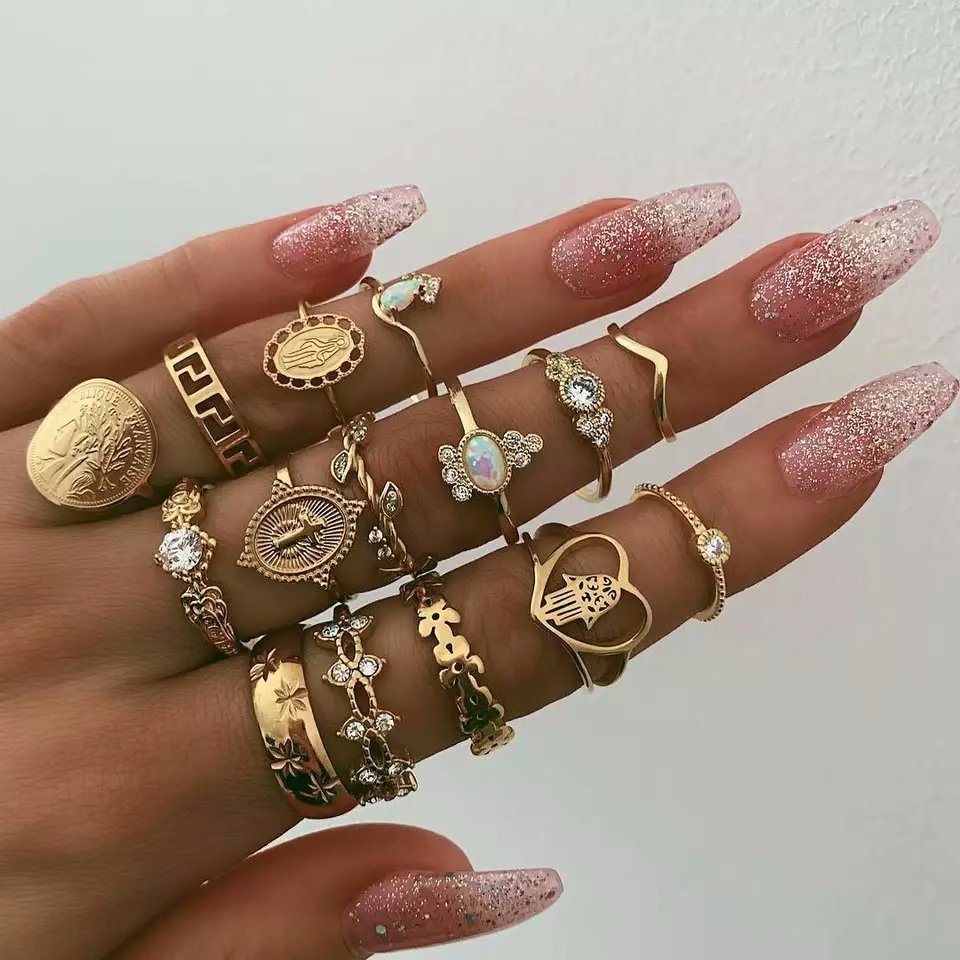 Explosive 12-piece Ring Set