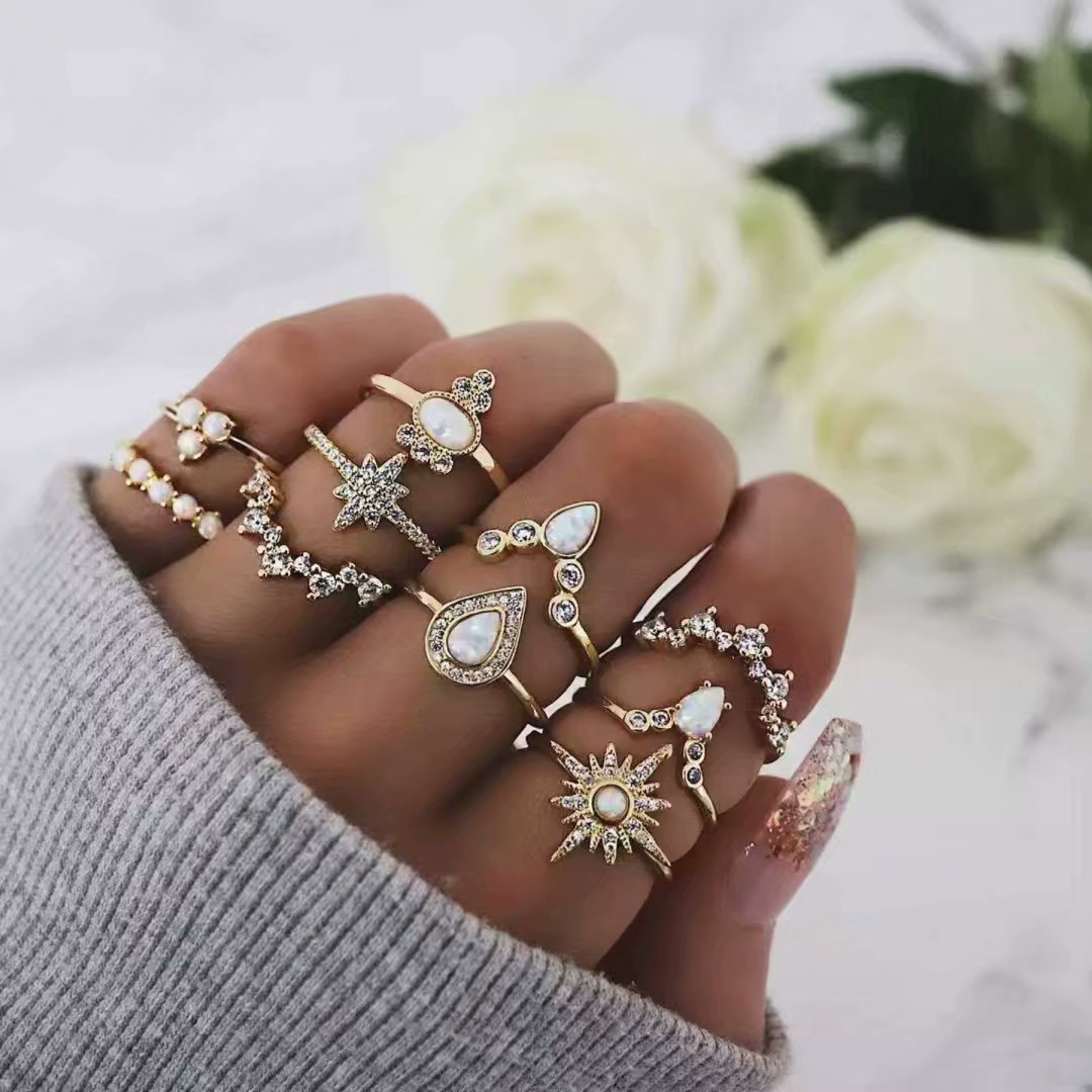 Explosive 12-piece Ring Set