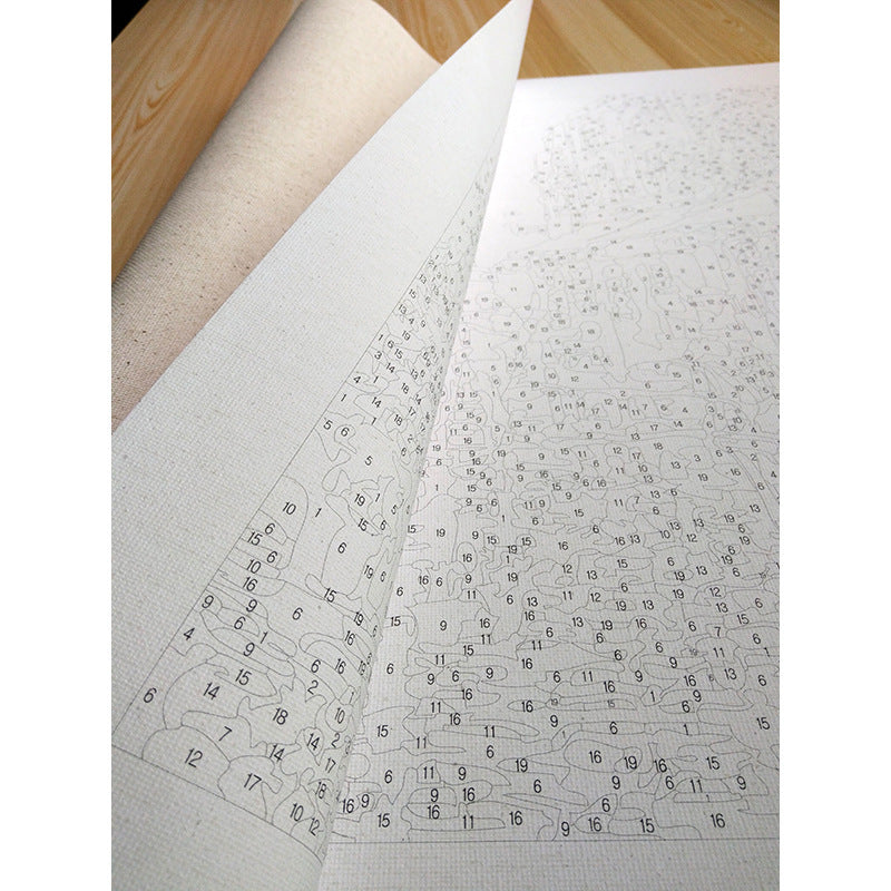 DIY Painting By Numbers Kit On Canvas