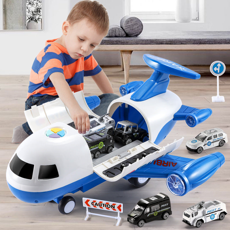 Children's Super Large Drop-resistant Aircraft Car Carrier
