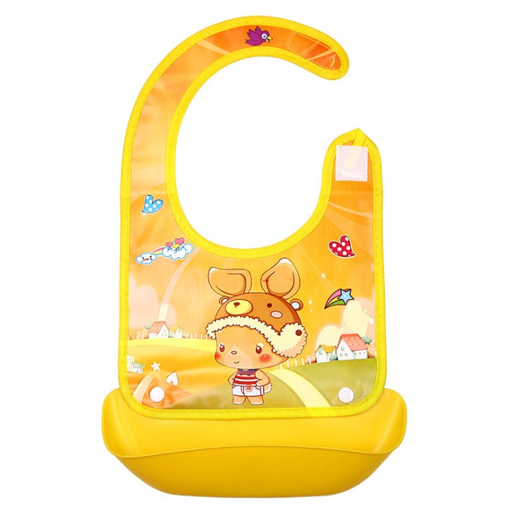Cartoon Waterproof silicone Bib