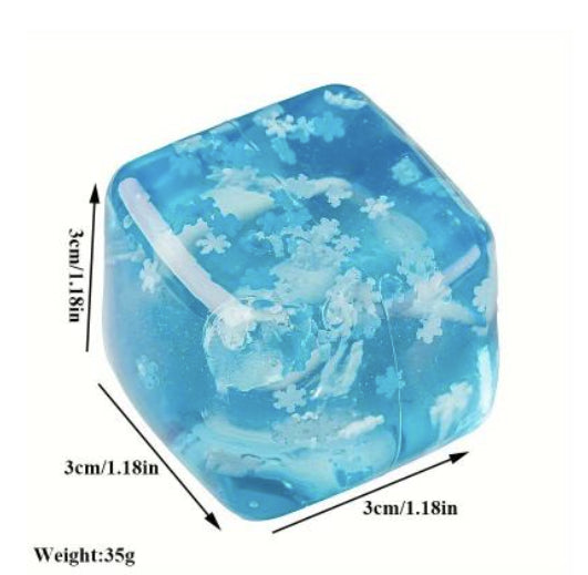 Snowflake Ice Cube Stress-relief Toy