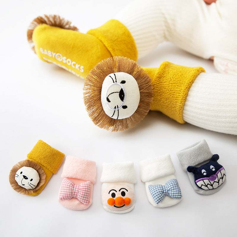 Rubber Anti Slip Floor Cartoon Socks