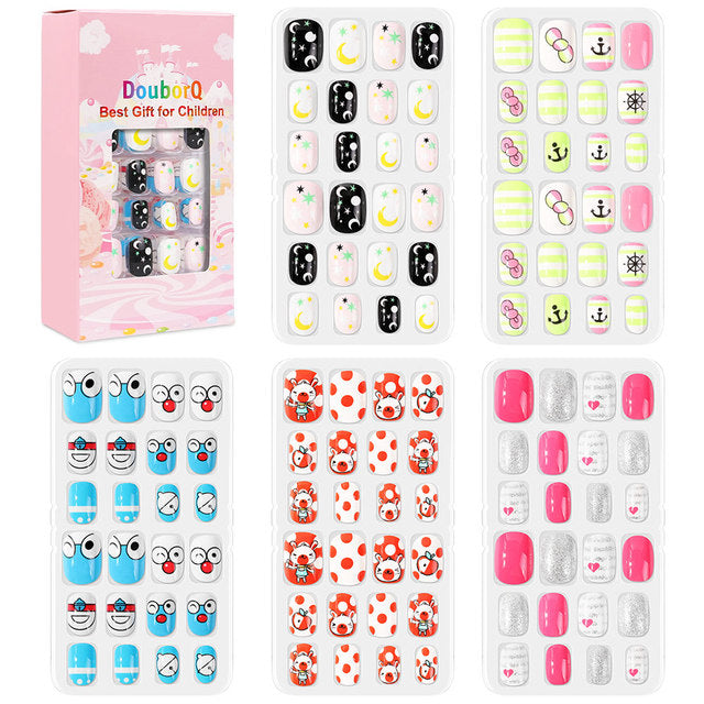 New Cartoon Candy Children's Nails- 5 packs